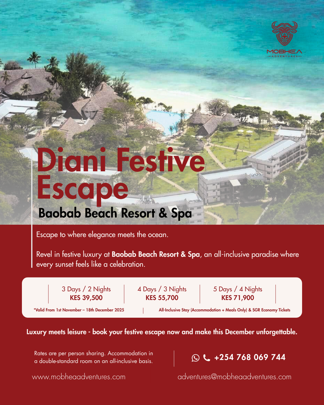 Diani Beach Holiday